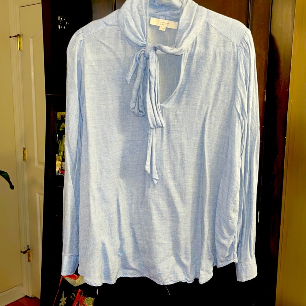 Loft Tie-Neck Blouse